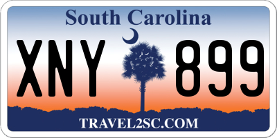 SC license plate XNY899
