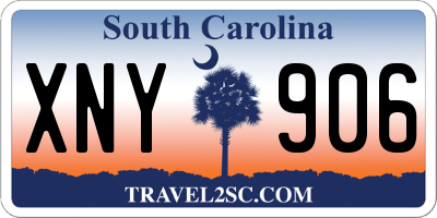 SC license plate XNY906