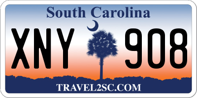 SC license plate XNY908