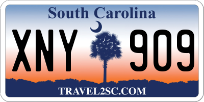 SC license plate XNY909