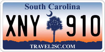 SC license plate XNY910