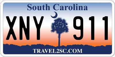 SC license plate XNY911