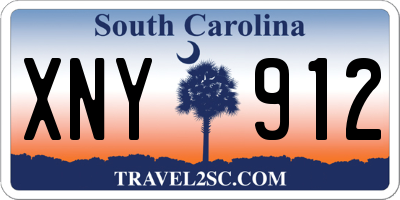 SC license plate XNY912