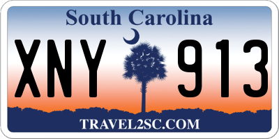SC license plate XNY913