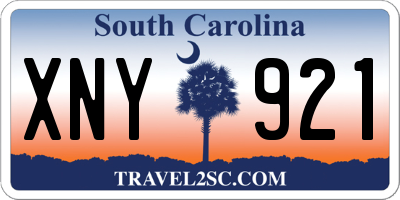 SC license plate XNY921