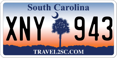 SC license plate XNY943