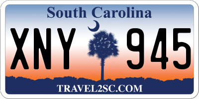 SC license plate XNY945
