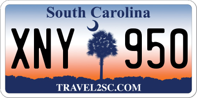 SC license plate XNY950