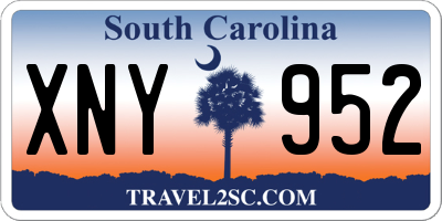 SC license plate XNY952