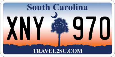 SC license plate XNY970