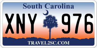 SC license plate XNY976