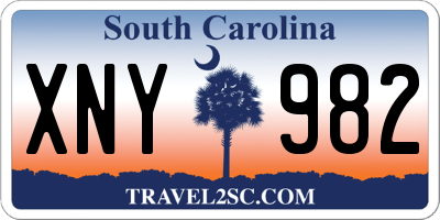SC license plate XNY982