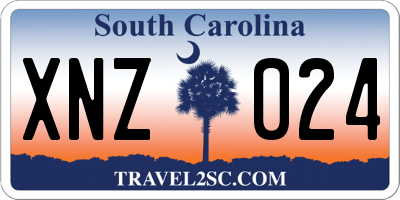 SC license plate XNZ024