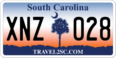 SC license plate XNZ028