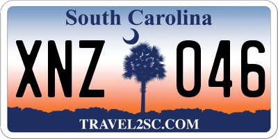 SC license plate XNZ046