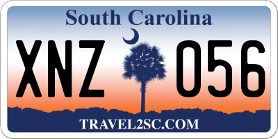 SC license plate XNZ056