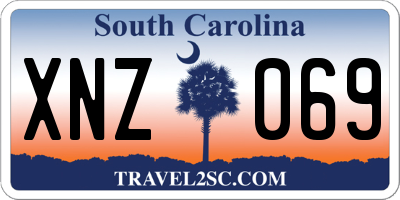 SC license plate XNZ069