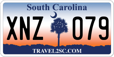 SC license plate XNZ079