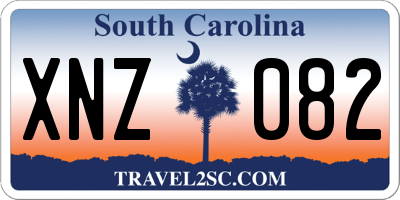 SC license plate XNZ082