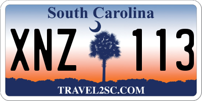 SC license plate XNZ113