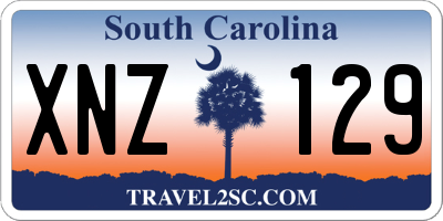 SC license plate XNZ129