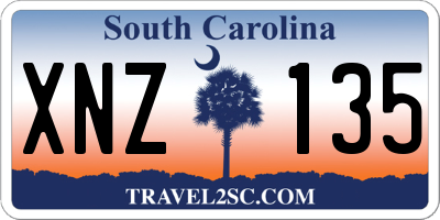 SC license plate XNZ135