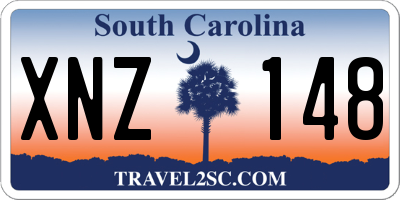 SC license plate XNZ148