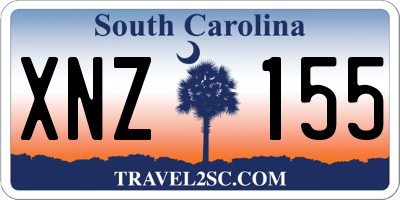 SC license plate XNZ155