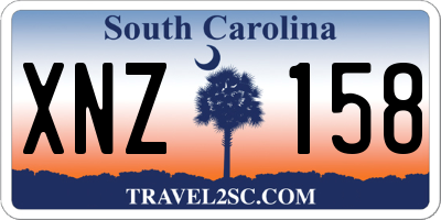 SC license plate XNZ158