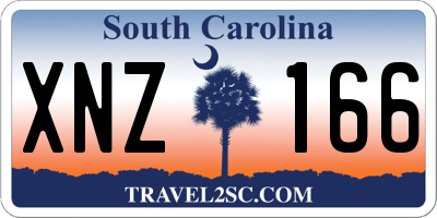 SC license plate XNZ166