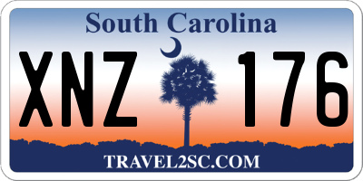 SC license plate XNZ176