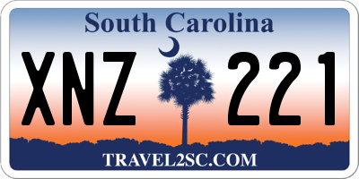 SC license plate XNZ221