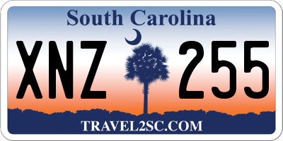 SC license plate XNZ255