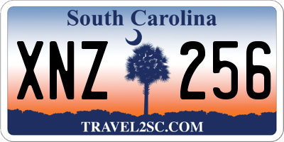 SC license plate XNZ256