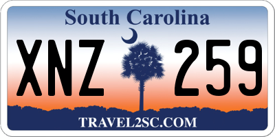 SC license plate XNZ259