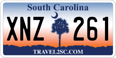 SC license plate XNZ261