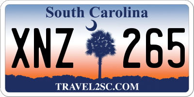 SC license plate XNZ265