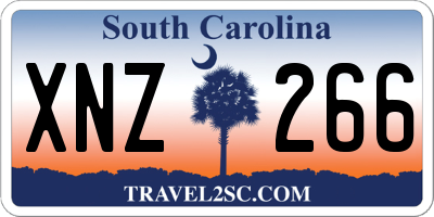 SC license plate XNZ266