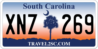 SC license plate XNZ269