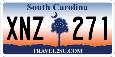 SC license plate XNZ271