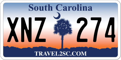 SC license plate XNZ274