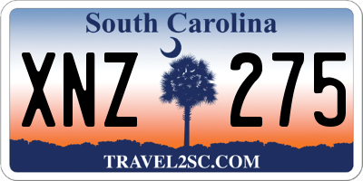 SC license plate XNZ275