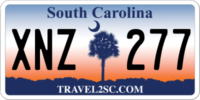 SC license plate XNZ277