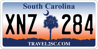 SC license plate XNZ284