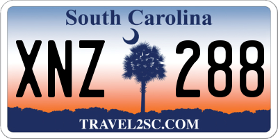 SC license plate XNZ288
