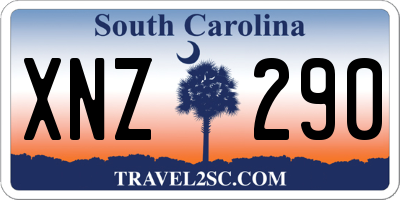 SC license plate XNZ290