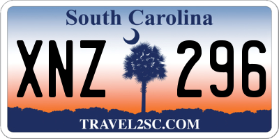 SC license plate XNZ296