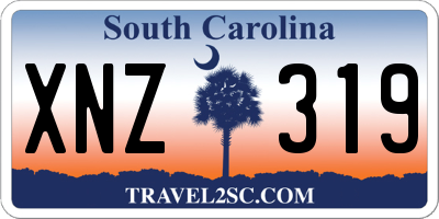 SC license plate XNZ319