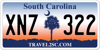 SC license plate XNZ322