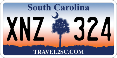 SC license plate XNZ324